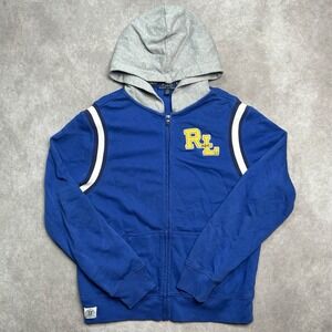 Polo Ralph Lauren Jacket Youth L (14-16) Big Pony French Terry Hooded Full Zip